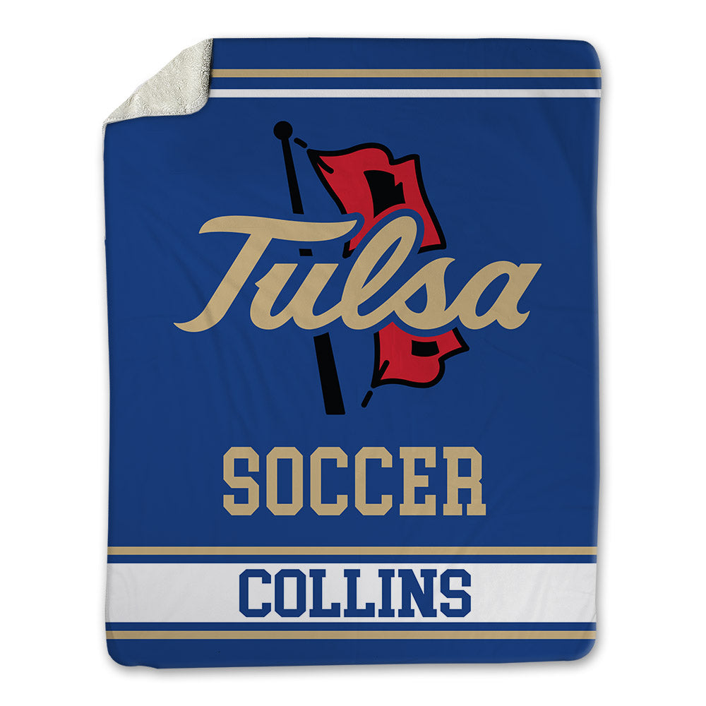 Tulsa - NCAA Women's Soccer : Brit Collins - Blanket-0