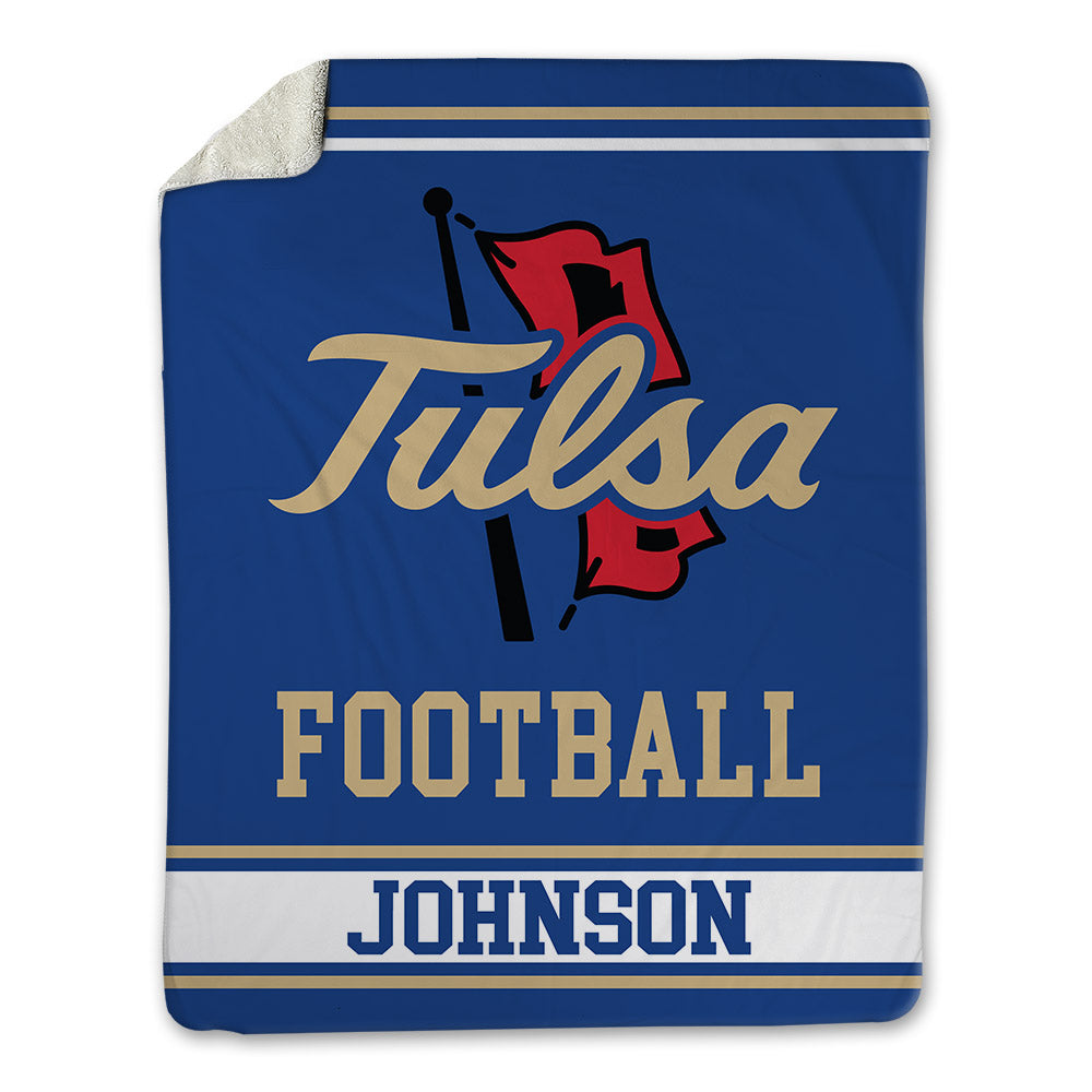 Tulsa - NCAA Football : Nahki Johnson - Blanket-0