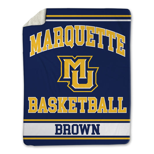 Marquette - NCAA Men's Basketball : Cameron Brown - Blanket-0