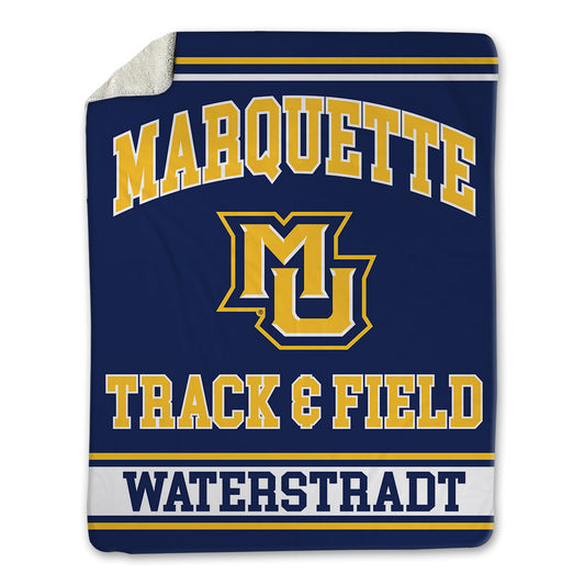 Marquette - NCAA Men's Track & Field : Will Waterstradt - Blanket-0