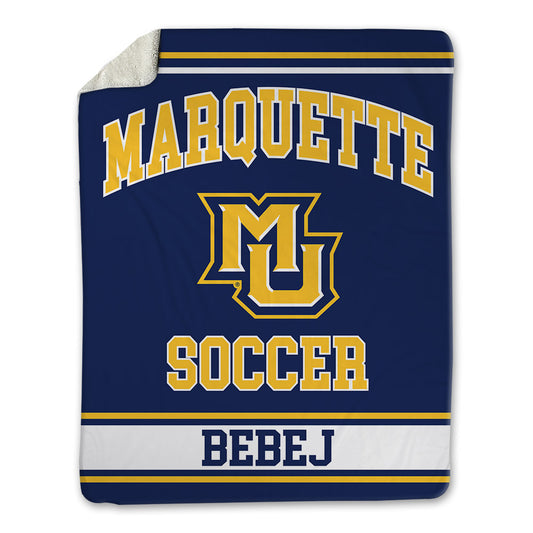 Marquette - NCAA Men's Soccer : Kyle Bebej - Blanket-0