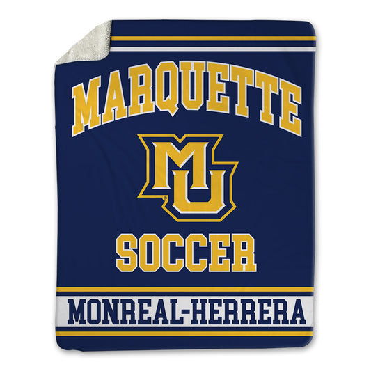 Marquette - NCAA Men's Soccer : Jonathan Monreal-Herrera - Blanket-0