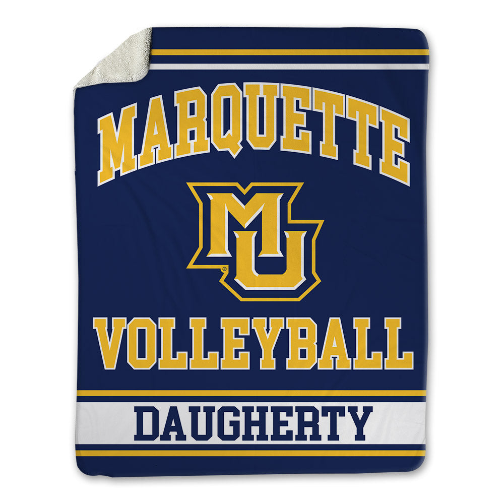 Marquette - NCAA Women's Volleyball : Morgan Daugherty - Blanket-0