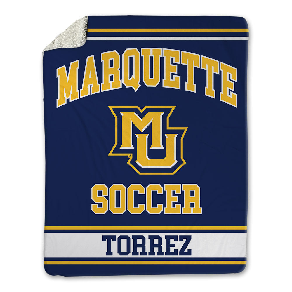 Marquette - NCAA Men's Soccer : Hudson Torrez - Blanket-0