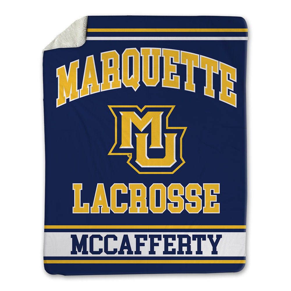 Marquette - NCAA Men's Lacrosse : Easton McCafferty - Blanket-0