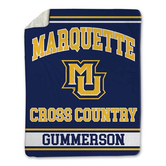 Marquette - NCAA Women's Cross Country : Taya Gummerson - Blanket-0