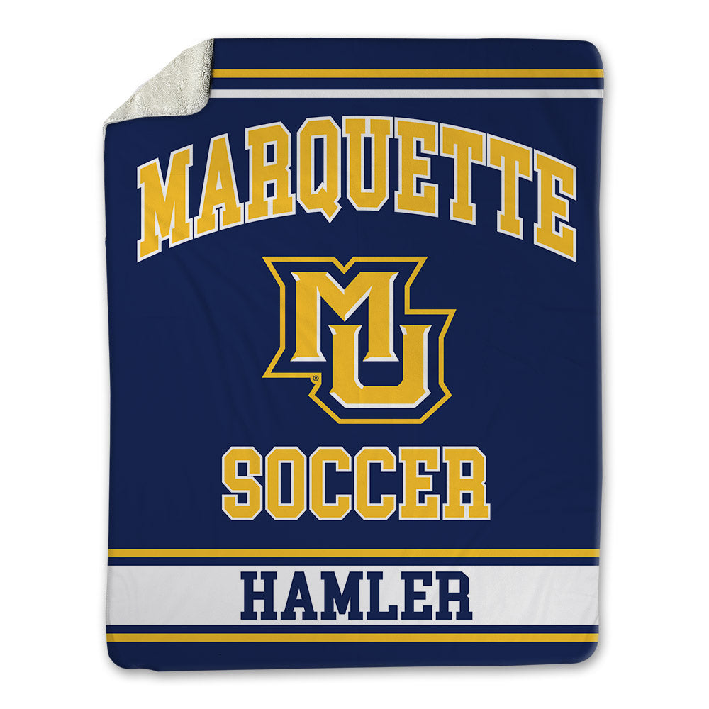 Marquette - NCAA Men's Soccer : Clayton Hamler - Blanket-0