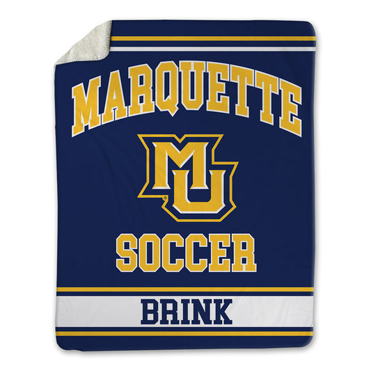 Marquette - NCAA Men's Soccer : Marten Brink - Blanket-0