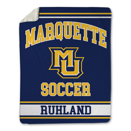 Marquette - NCAA Women's Soccer : Abby Ruhland - Blanket-0