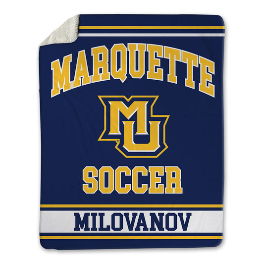 Marquette - NCAA Men's Soccer : Justin Milovanov - Blanket-0