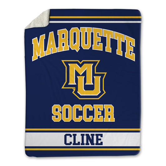 Marquette - NCAA Women's Soccer : Caroline Cline - Blanket-0