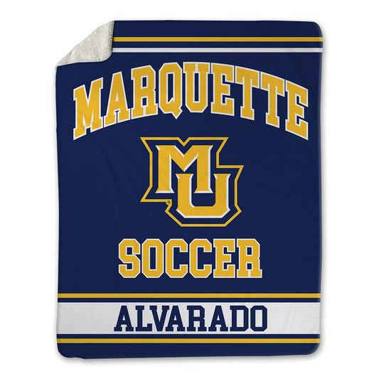Marquette - NCAA Men's Soccer : Diegoarmando Alvarado - Blanket-0