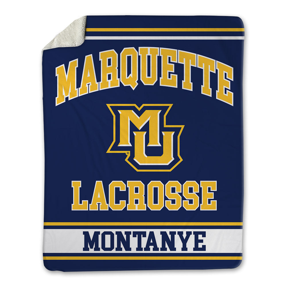 Marquette - NCAA Men's Lacrosse : Luke Montanye - Blanket-0