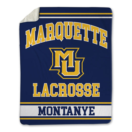 Marquette - NCAA Men's Lacrosse : Luke Montanye - Blanket-0