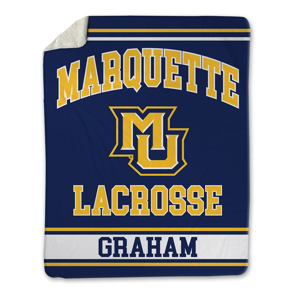 Marquette - NCAA Women's Lacrosse : Addyson Graham - Blanket-0