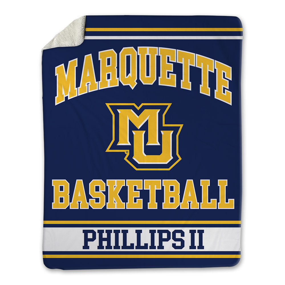 Marquette - NCAA Men's Basketball : Michael Phillips II - Blanket-0