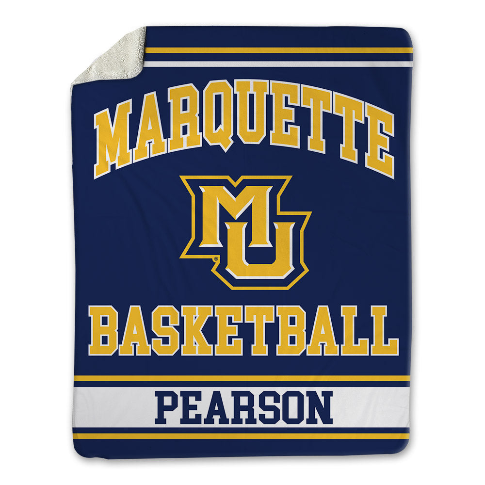 Marquette - NCAA Men's Basketball : Sheek Pearson - Blanket-0