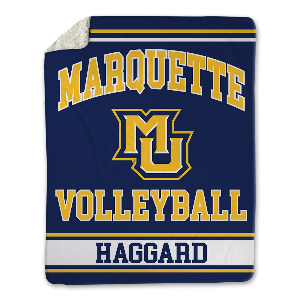 Marquette - NCAA Women's Volleyball : Isabela Haggard - Blanket-0