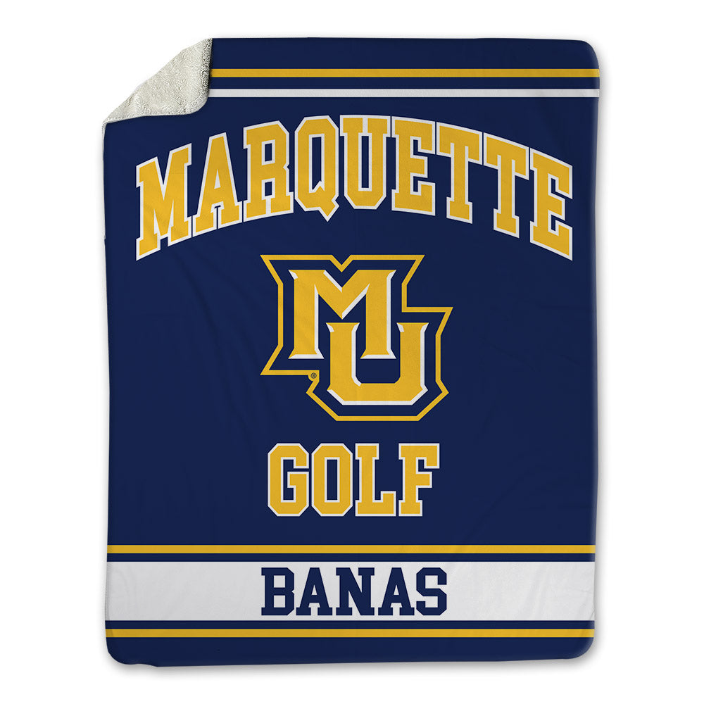 Marquette - NCAA Men's Golf : Ryan Banas - Blanket-0