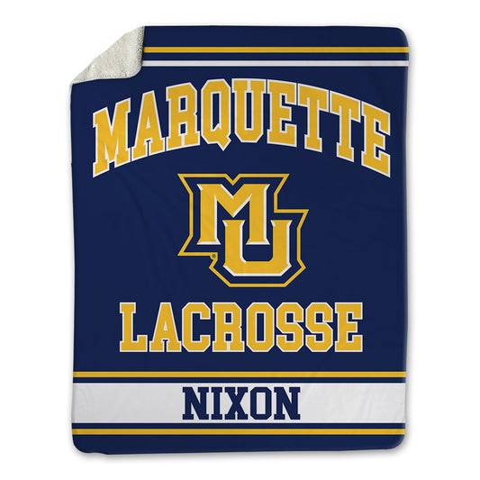 Marquette - NCAA Women's Lacrosse : Brynna Nixon - Blanket-0