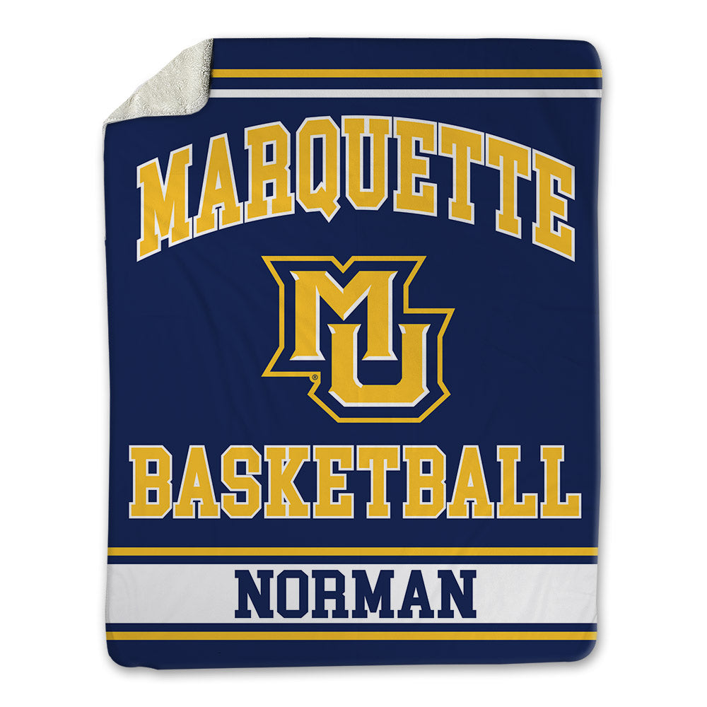 Marquette - NCAA Men's Basketball : Tre Norman - Blanket-0