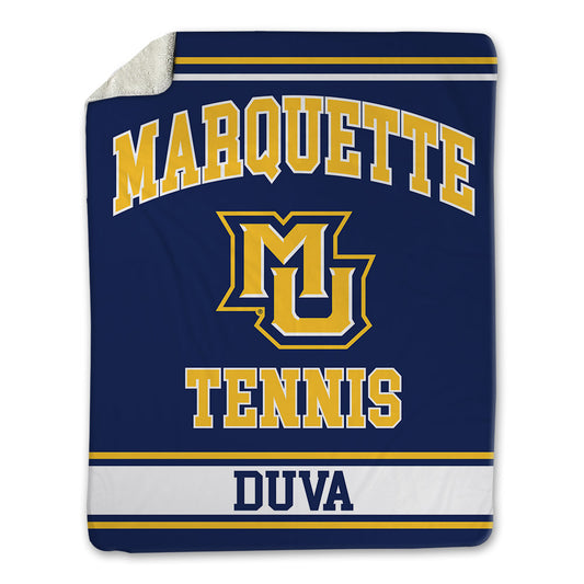 Marquette - NCAA Women's Tennis : Elena Duva - Blanket-0