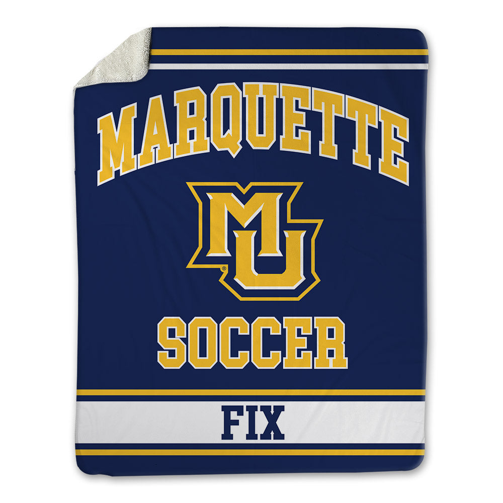 Marquette - NCAA Women's Soccer : Emily Fix - Blanket-0