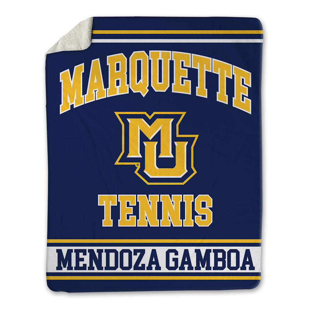 Marquette - NCAA Women's Tennis : Luciana Mendoza Gamboa - Blanket-0