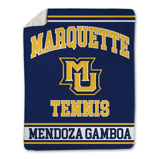 Marquette - NCAA Women's Tennis : Luciana Mendoza Gamboa - Blanket-0