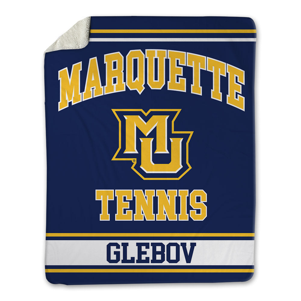 Marquette - NCAA Men's Tennis : Evan Glebov - Blanket-0