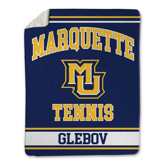 Marquette - NCAA Men's Tennis : Evan Glebov - Blanket-0