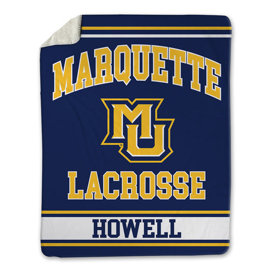Marquette - NCAA Women's Lacrosse : Jillian Howell - Blanket-0
