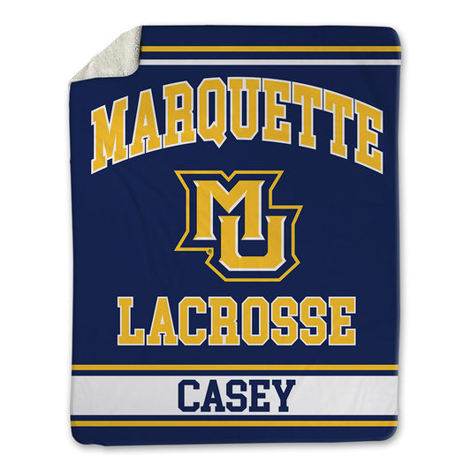 Marquette - NCAA Men's Lacrosse : Thomas Casey - Blanket-0