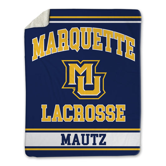 Marquette - NCAA Women's Lacrosse : Ella Mautz - Blanket-0