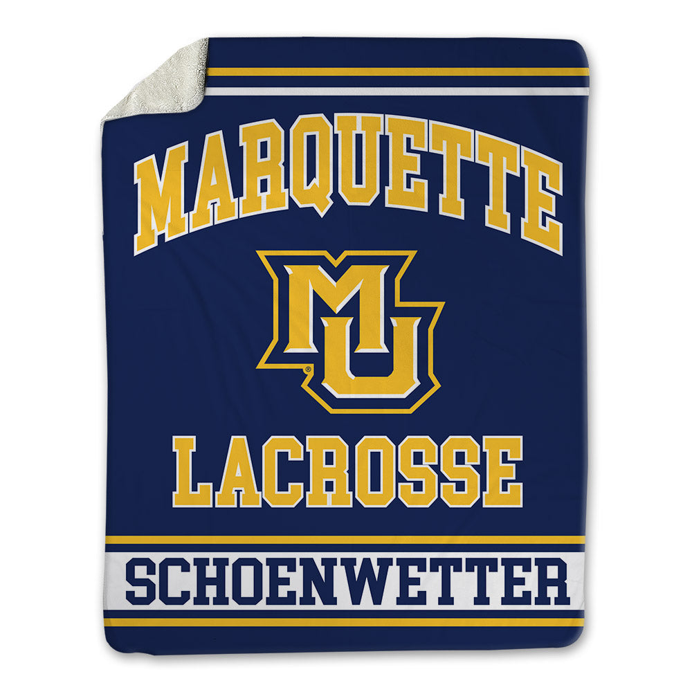 Marquette - NCAA Men's Lacrosse : Jack Schoenwetter - Blanket-0