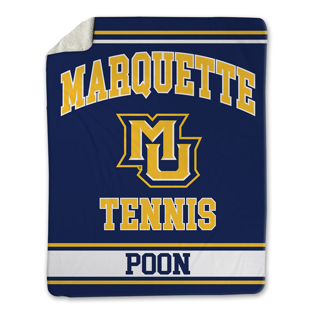 Marquette - NCAA Women's Tennis : Maria Poon - Blanket-0