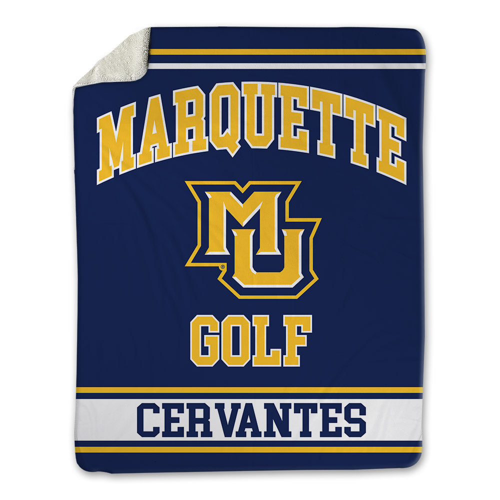 Marquette - NCAA Men's Golf : Vincent Cervantes - Blanket-0