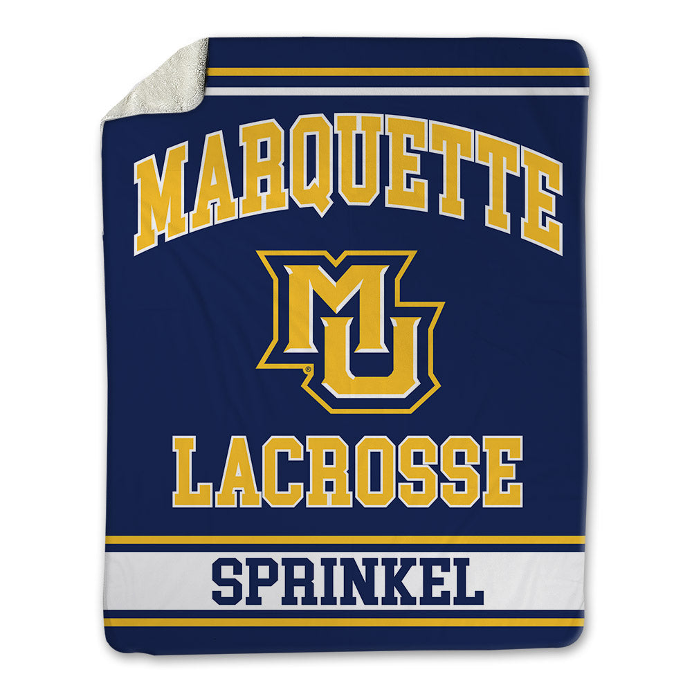 Marquette - NCAA Women's Lacrosse : Ava Sprinkel - Blanket-0
