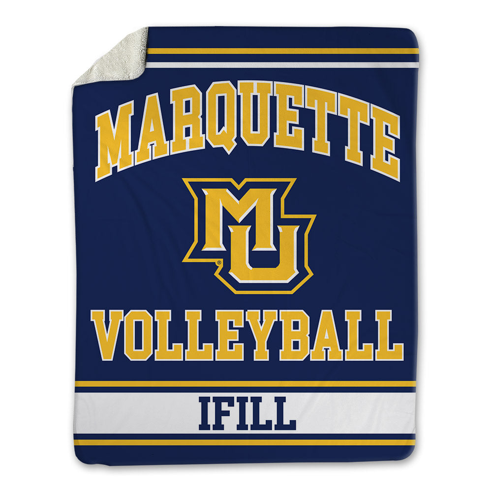 Marquette - NCAA Women's Volleyball : Sienna Ifill - Blanket-0