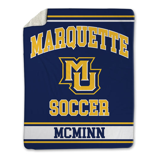 Marquette - NCAA Women's Soccer : Kiley McMinn - Blanket-0