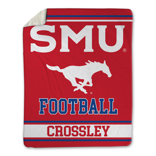 SMU - NCAA Football : Brandon Crossley - Blanket-0