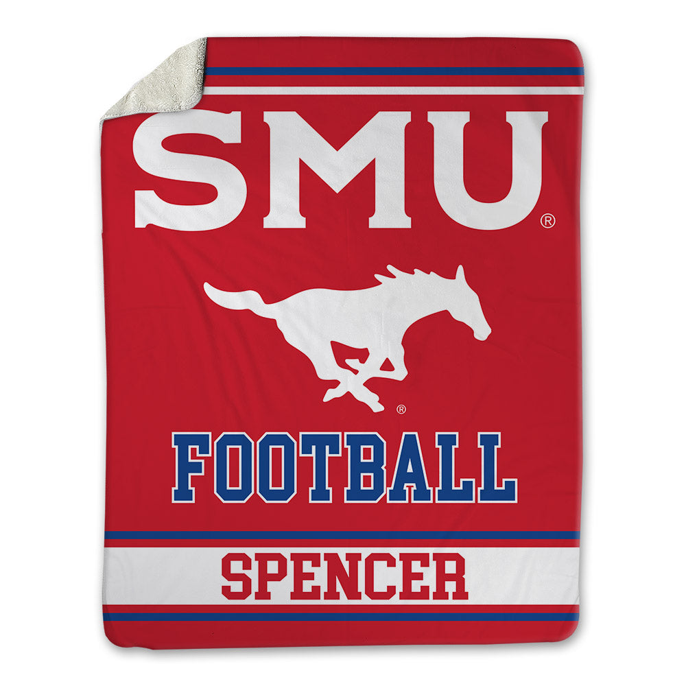 SMU - NCAA Football : Woo Spencer - Blanket-0