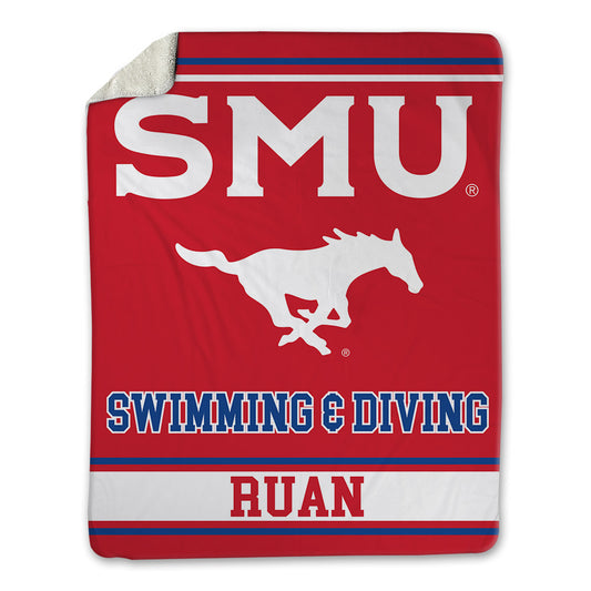 SMU - NCAA Women's Swimming & Diving : Tiffanie Ruan - Blanket-0