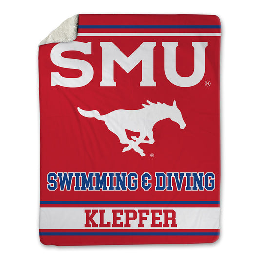 SMU - NCAA Women's Swimming & Diving : sadie klepfer - Blanket-0