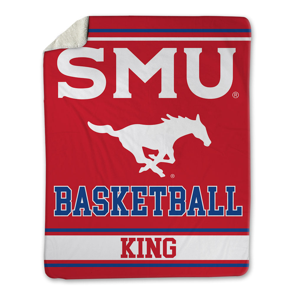 SMU - NCAA Women's Basketball : Zahra King - Blanket-0