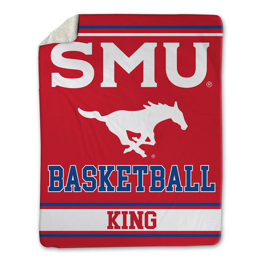 SMU - NCAA Women's Basketball : Zahra King - Blanket-0
