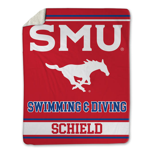 SMU - NCAA Women's Swimming & Diving : Morgan Schield - Blanket-0