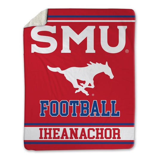 SMU - NCAA Football : Mark Iheanachor - Blanket-0