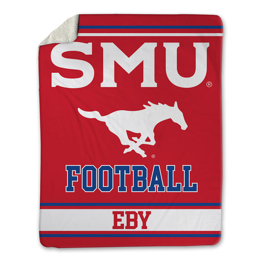 SMU - NCAA Football : Stone Eby - Blanket-0