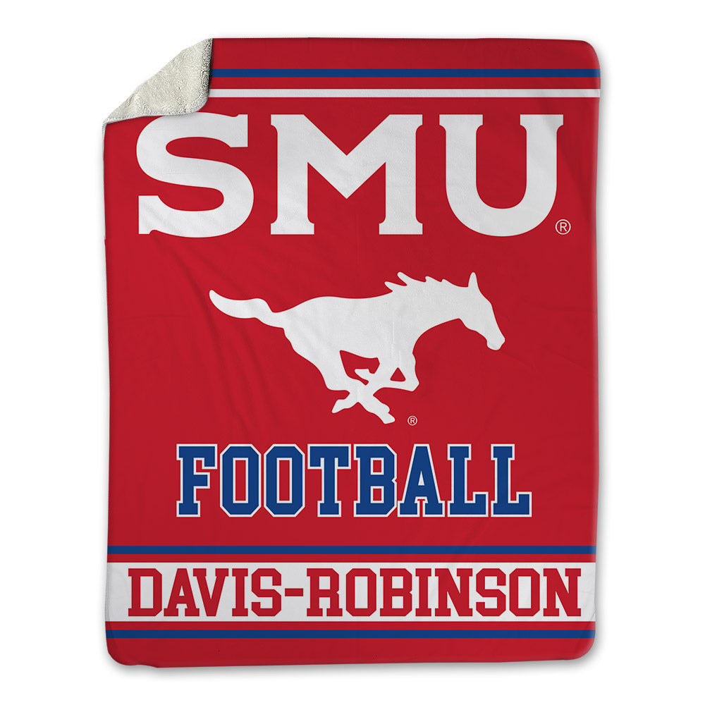 SMU - NCAA Football : Jaelyn Davis-Robinson - Blanket-0